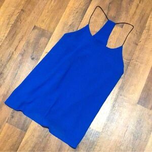 Love Culture Cobalt Blue Lined Camisole Top